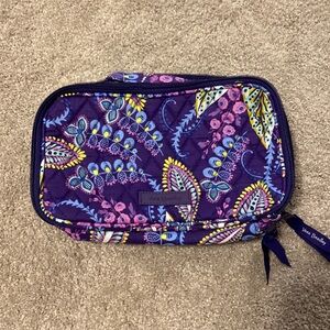 Vera Bradley blush and brush makeup case